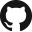 black 32px GitHub icon